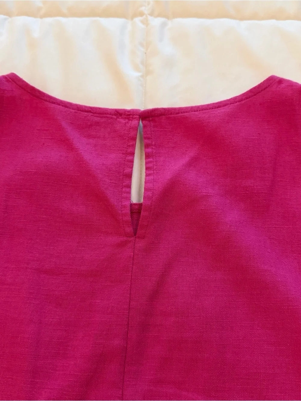 J. Crew Fuchsia Pink Sleeveless Midi Dress
